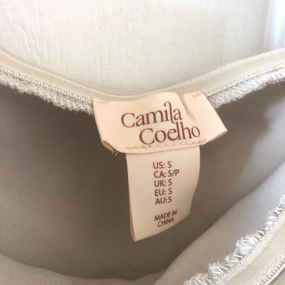 Camila Coelho Strapless Cream Dress - Picture 2 of 8